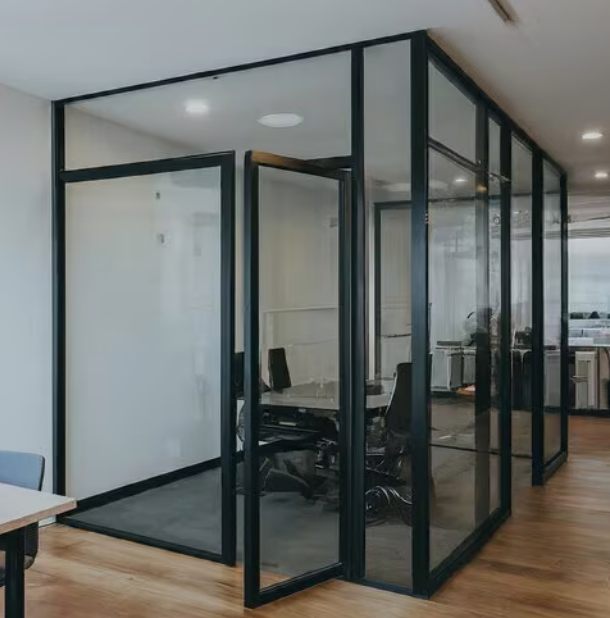 Aluminium Frame Glass Partition