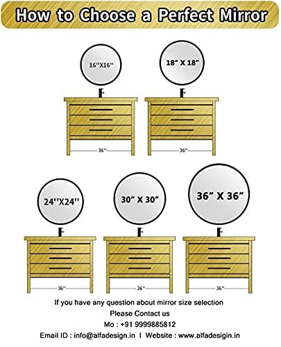 Octagonal Diamond Crush Crystal Mirror