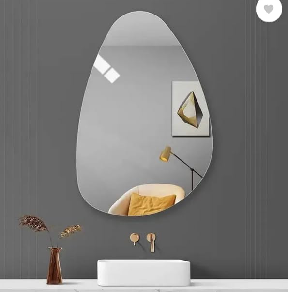 LED Irregular Drop Bathroom Wall Mirror