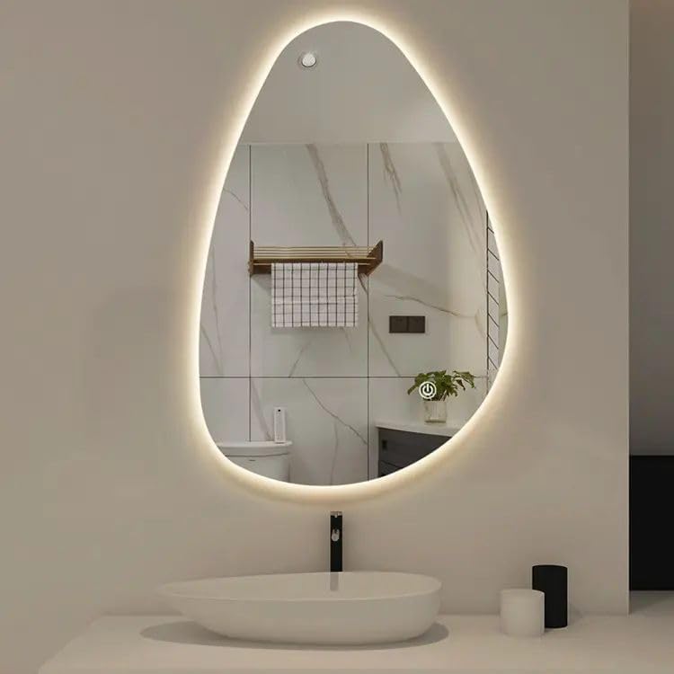 LED Irregular Bathroom Wall Mirror