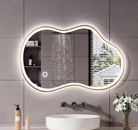 LED Cloud Framed Wall  Mirror