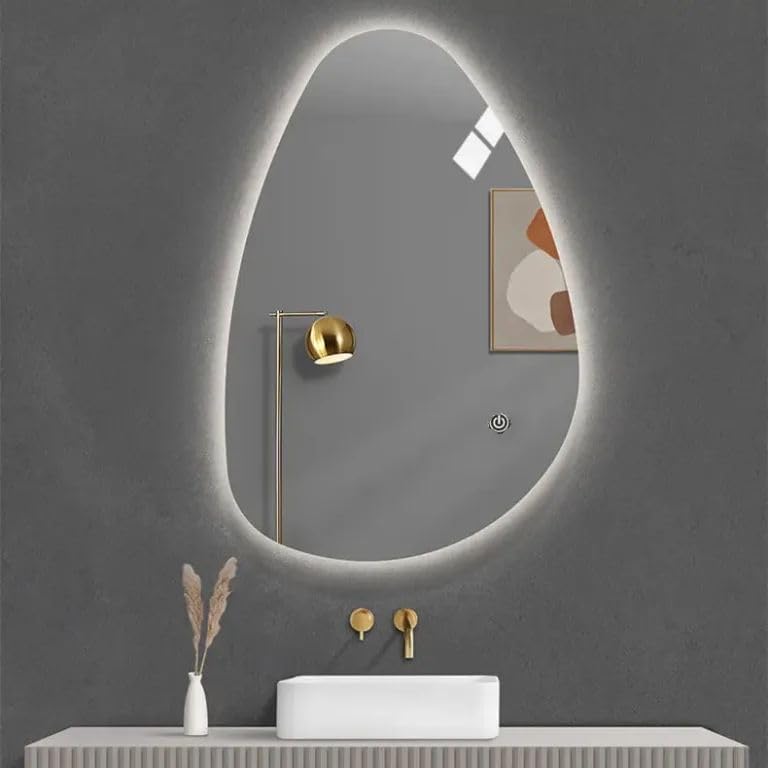 LED Irregular Bathroom Wall Mirror