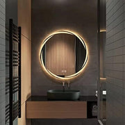 LED Round Anti-Fog Frontlite Mirror Wave