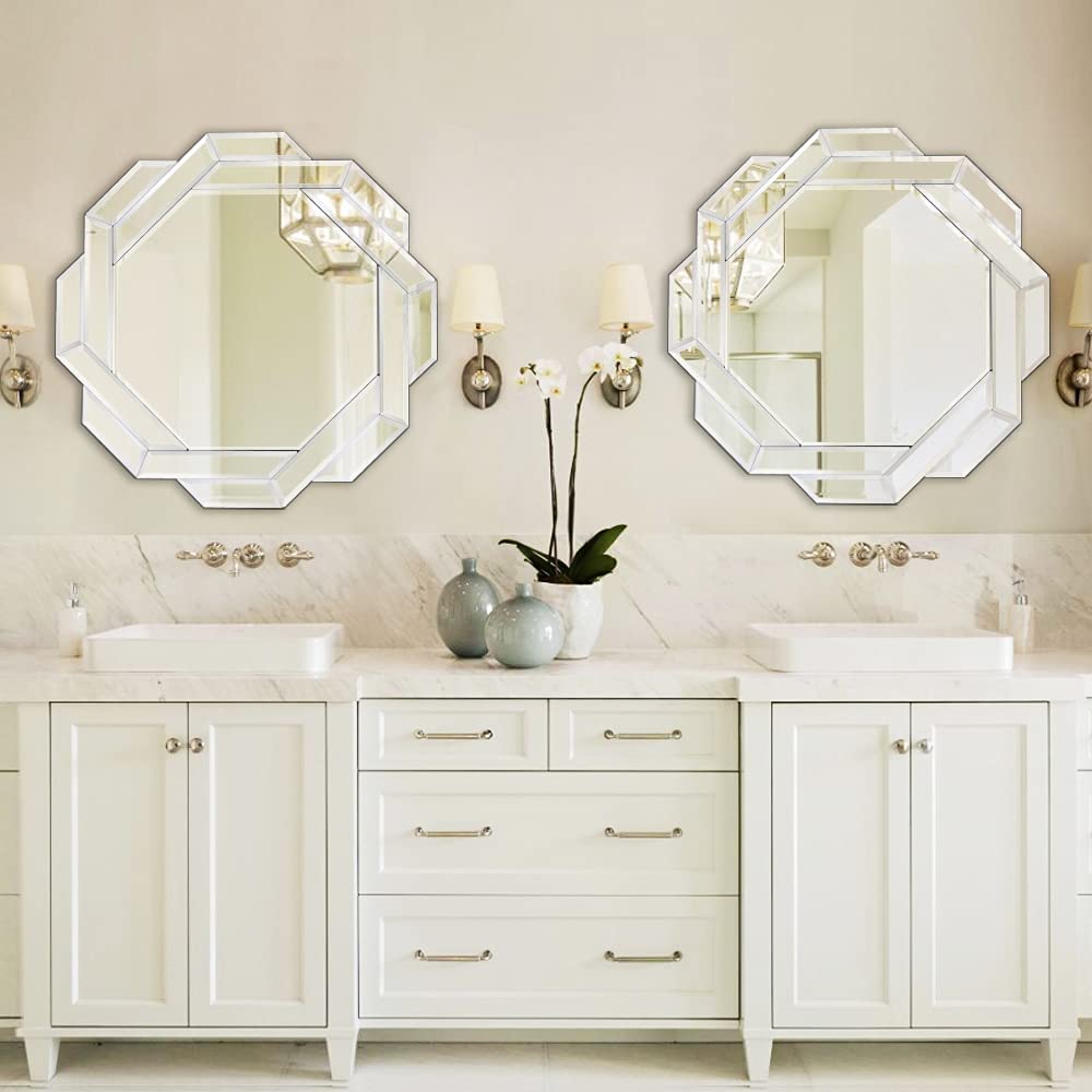 Round Venetian Modern Wall Mirror