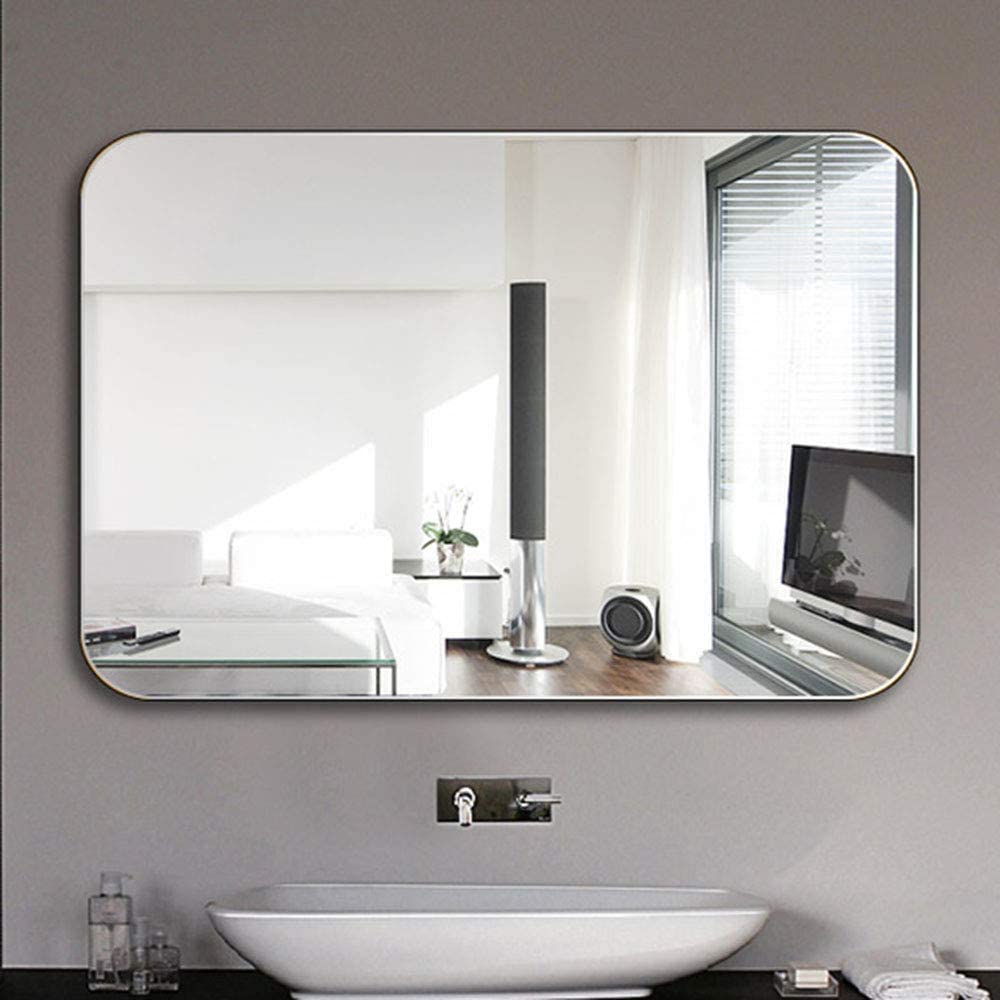 Rectangular Frameless Bathroom Mirror