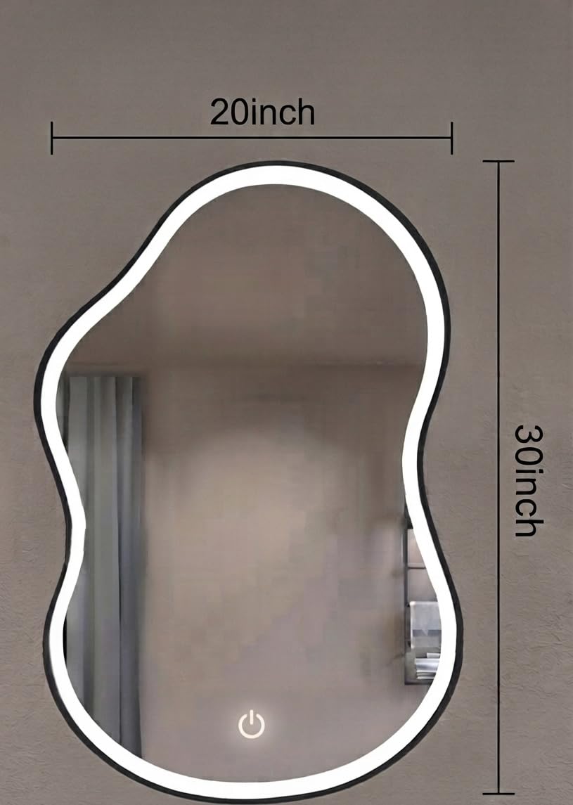 LED Cloud Framed Wall  Mirror