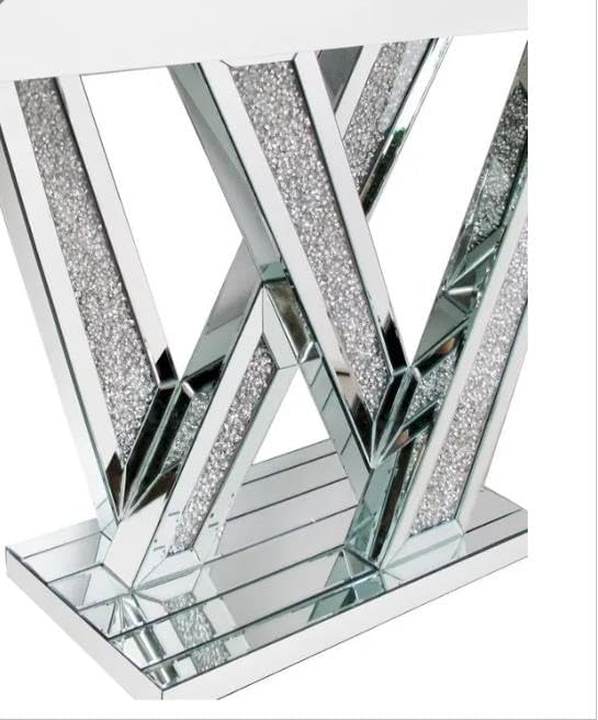 Inlay Diamond Crush Console Table