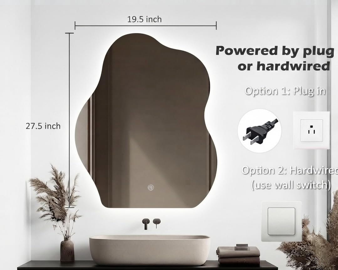 LED Irregular Backlite Mirror