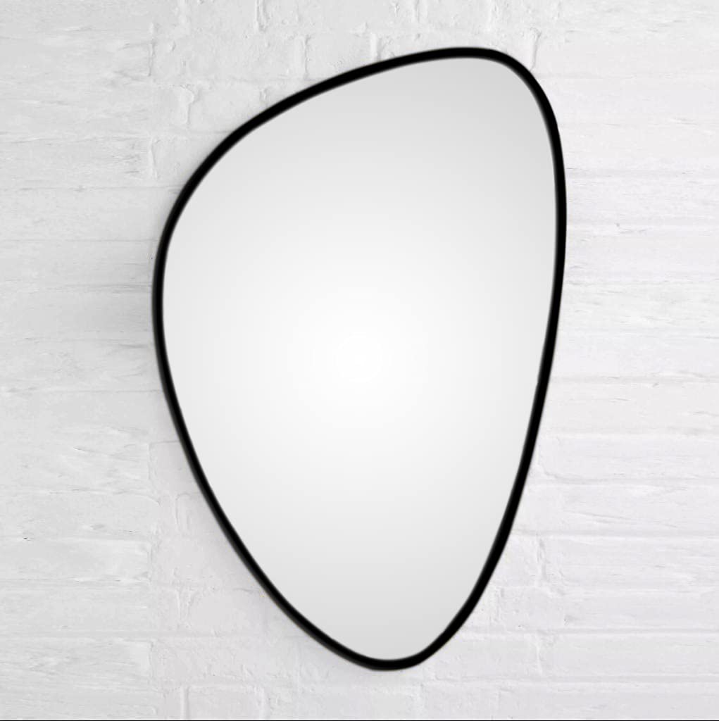 Wood Frame Wall Bathroom Mirror