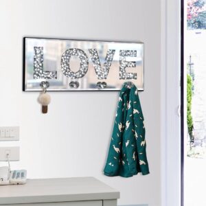 LOVE Letter Crush Diamond Mirrored Key Holder