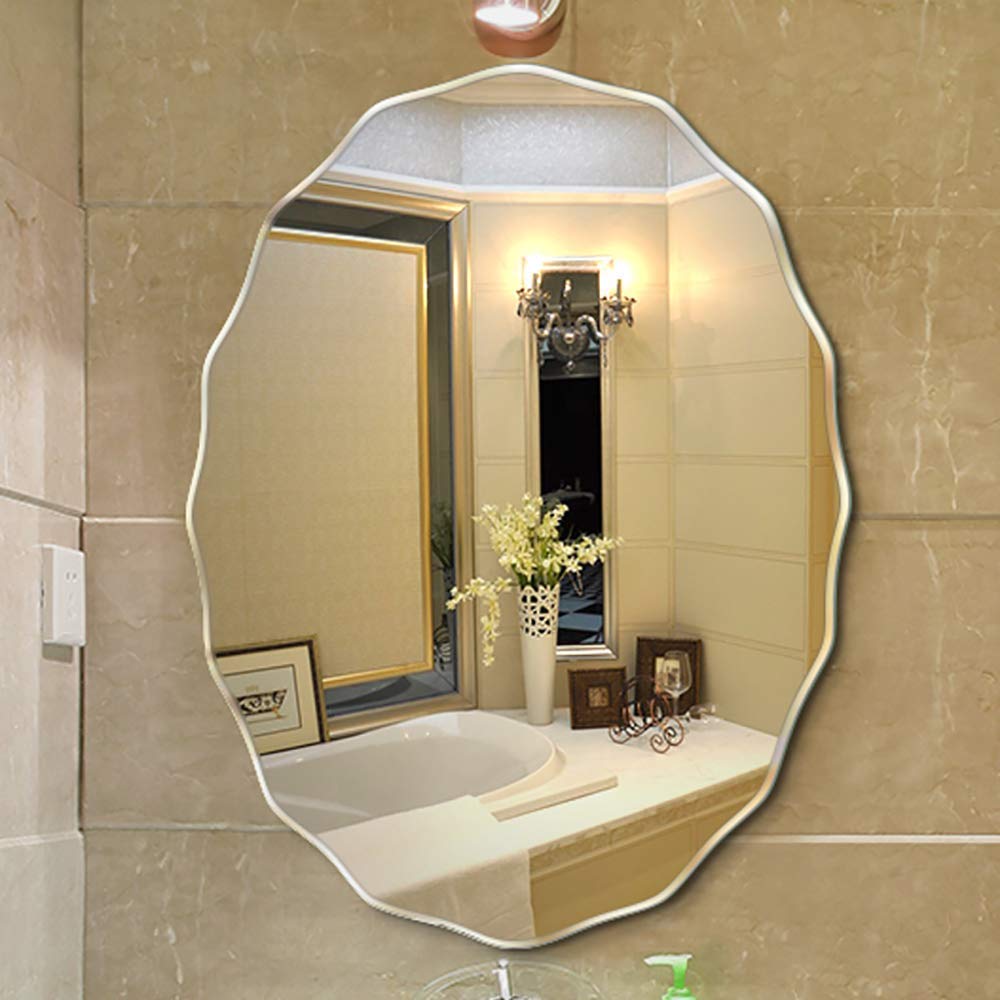 Frameless Bathroom Oval Mirror