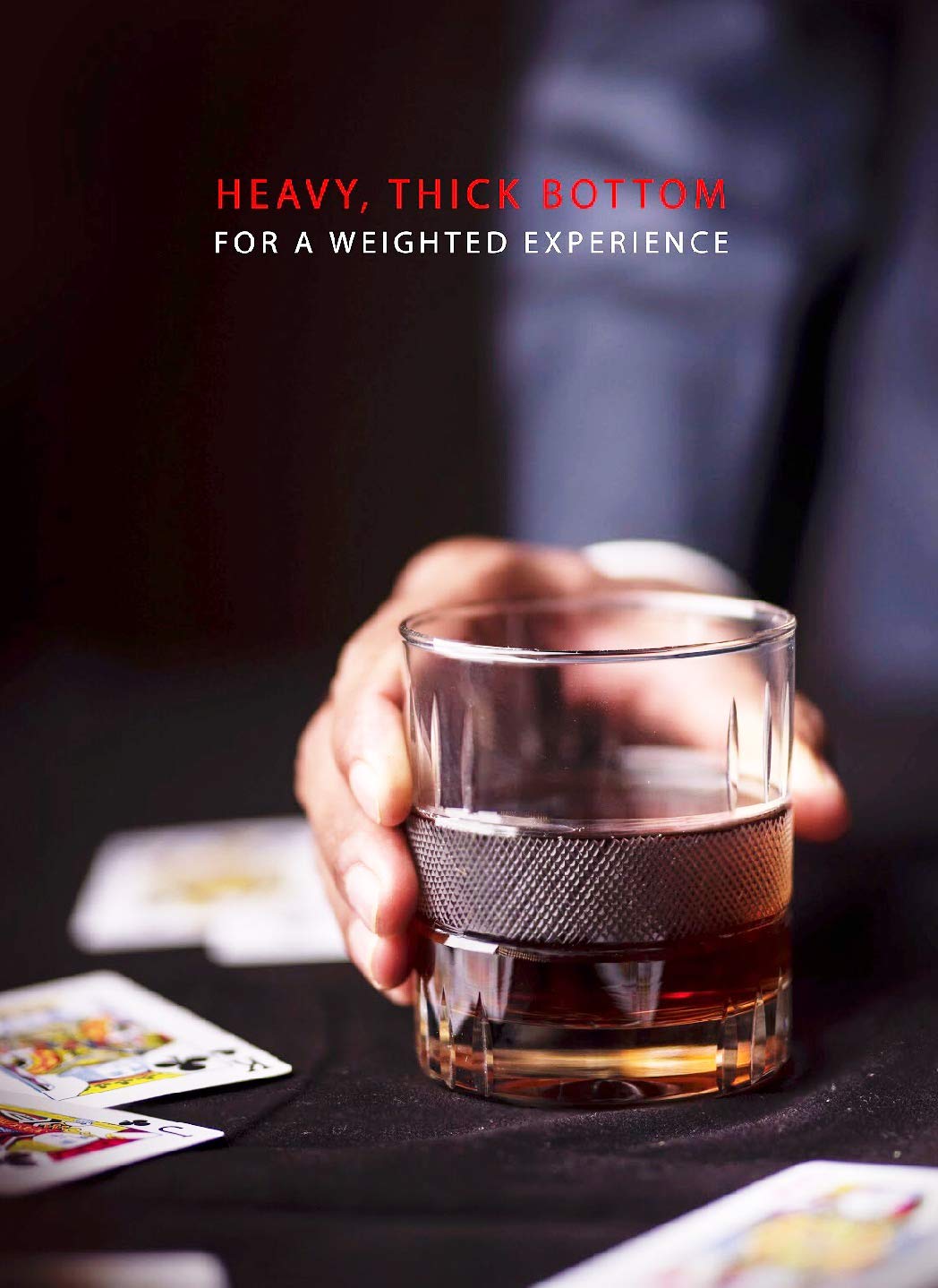 Whiskey Glasses,Set of 2, (290ml) , Turkish Hand Made Design Glasses