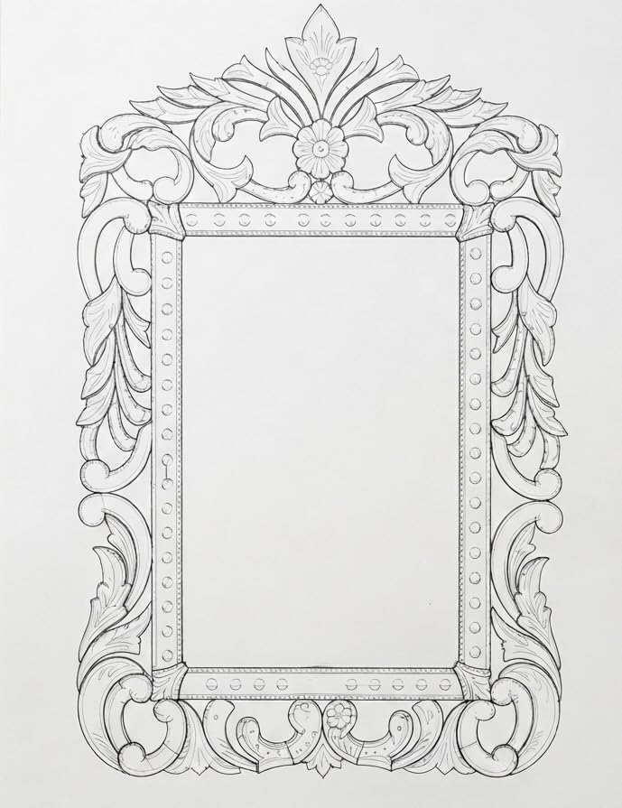 Crown Wall Venetian Mirror