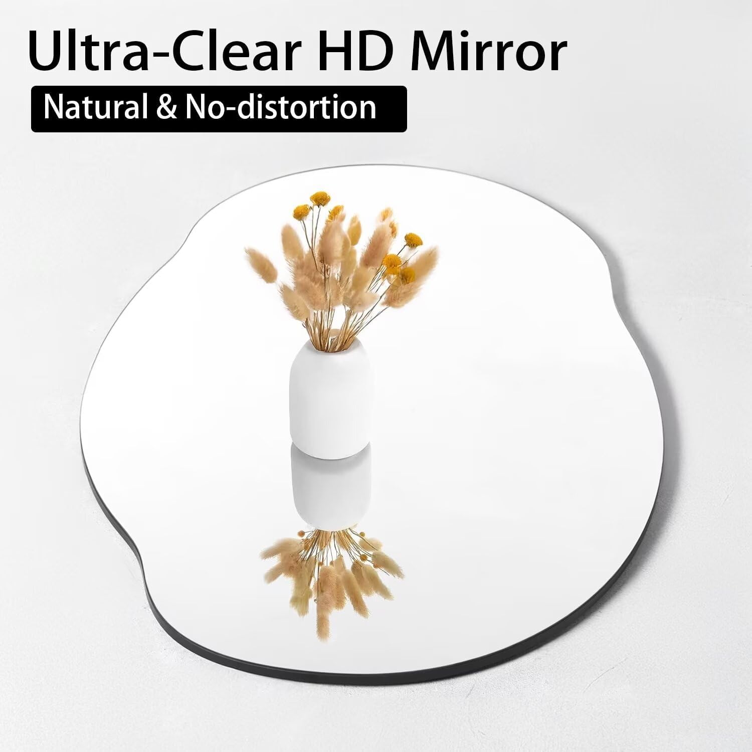 Irregular Frameless Bathroom Wall Mirror