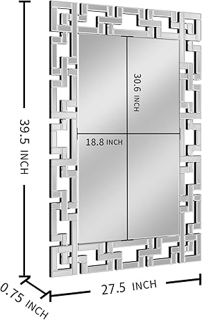 Contemporary Console Table with Mirror