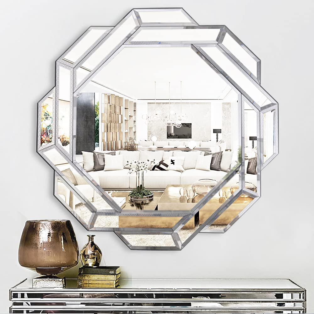Round Venetian Modern Wall Mirror