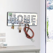 HOME Letter Crush Diamond Mirrored Key Holder