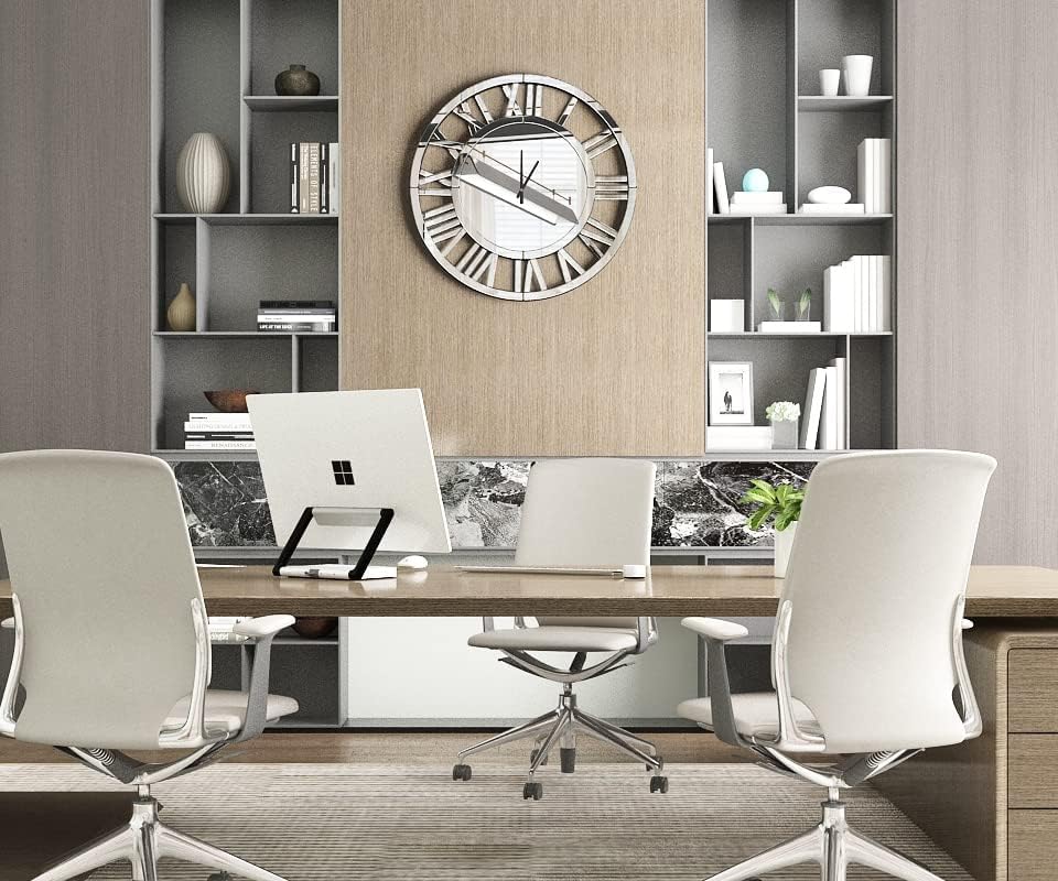Decorative Mirror Wall Clocks, 24 Inch