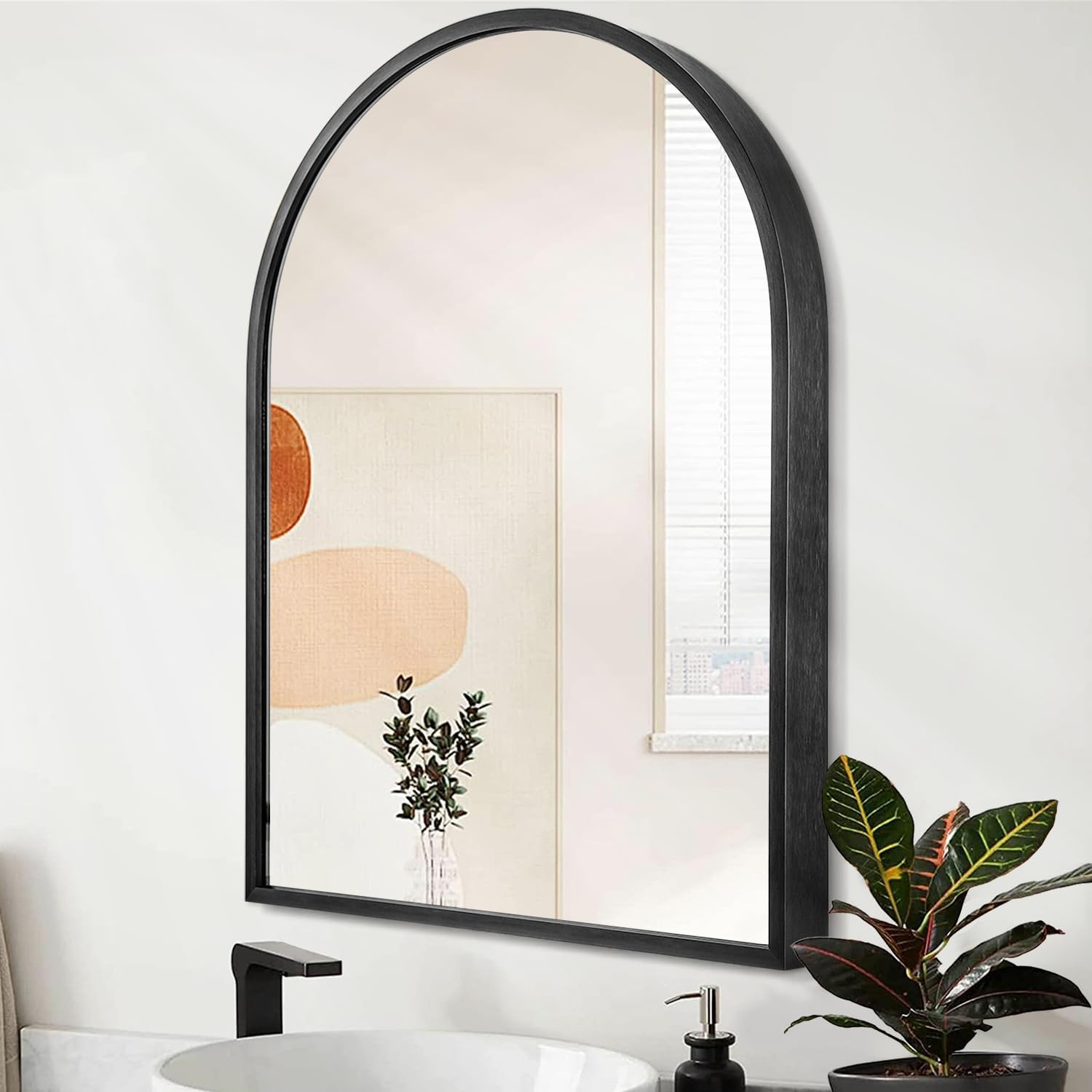 Arch Framed Wall Mirror