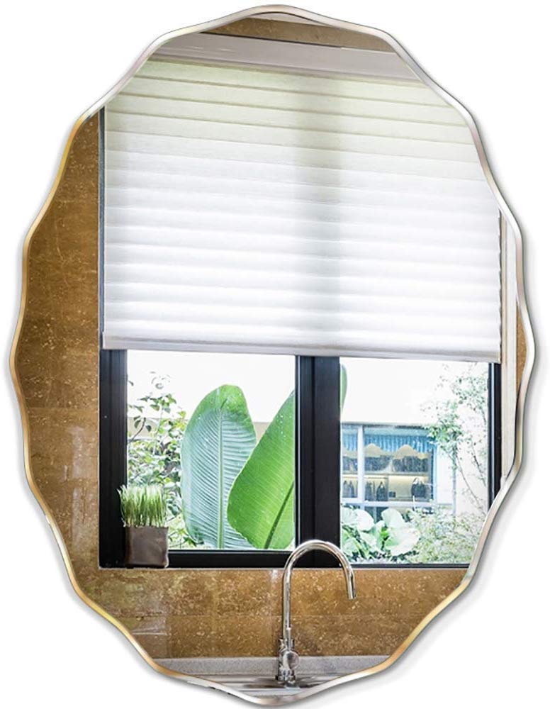 Frameless Bathroom Oval Mirror