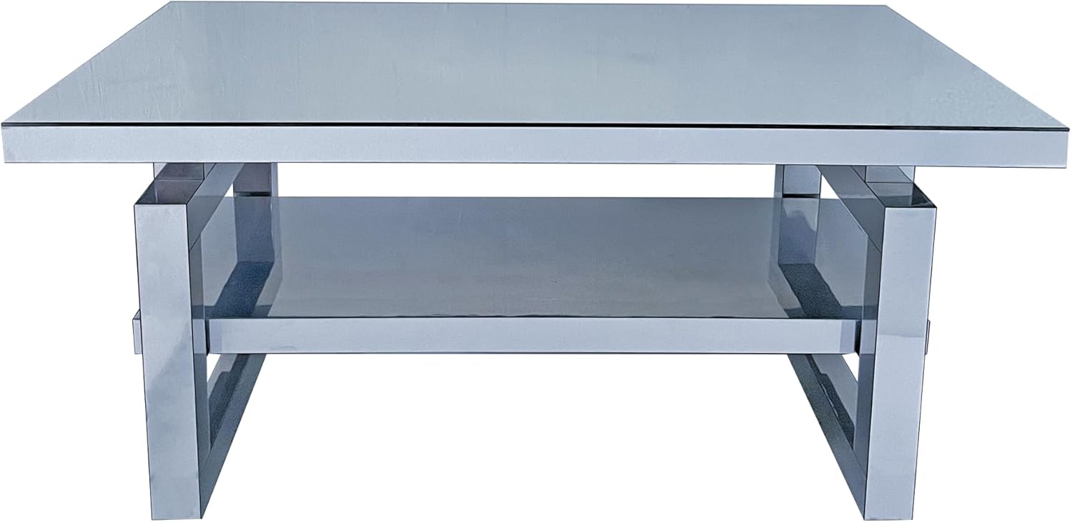 Glass Coffee Table, 39.37" Rectangle