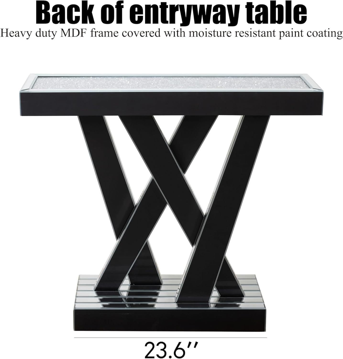 Inlay Diamond Crush Console Table