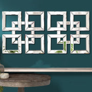 Square Shaped Wall art mirror Set of 2