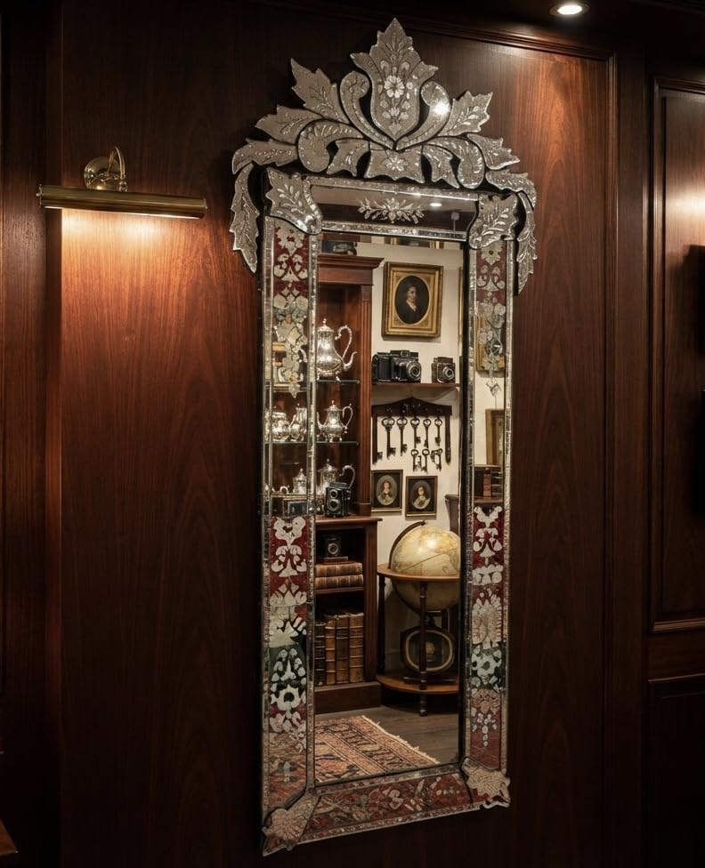 Bird Antique Wall Mirror Italian Venetian