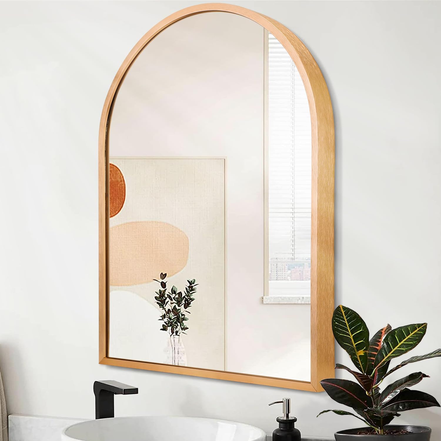 Arch Framed Wall Mirror