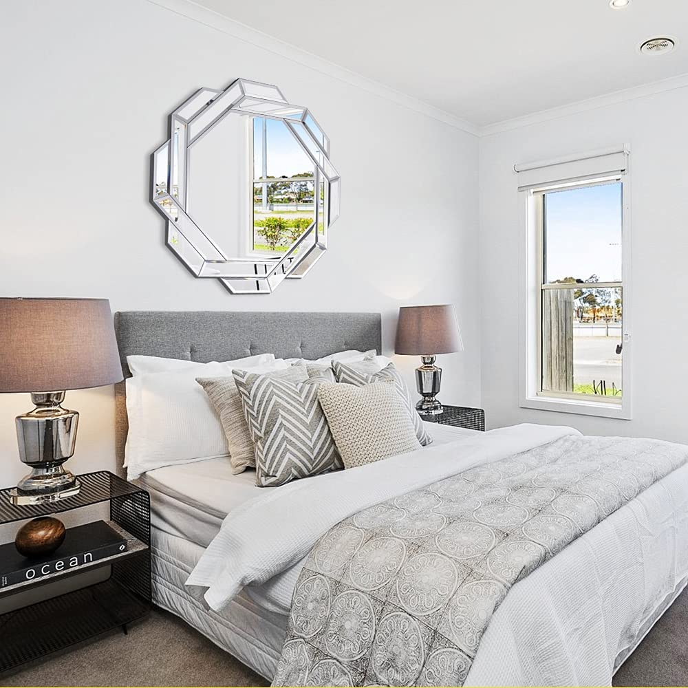 Round Venetian Modern Wall Mirror