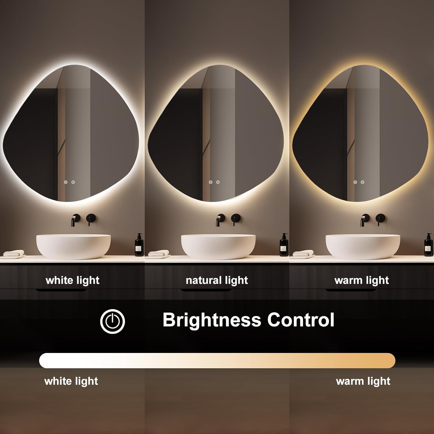 LED Irregular Backlite Mirror