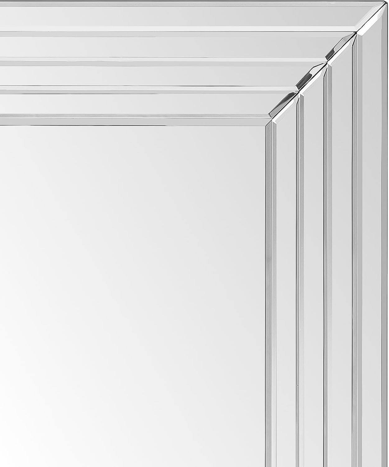 Decorative Mirror for Living Room Decor, 36" x 24" inch