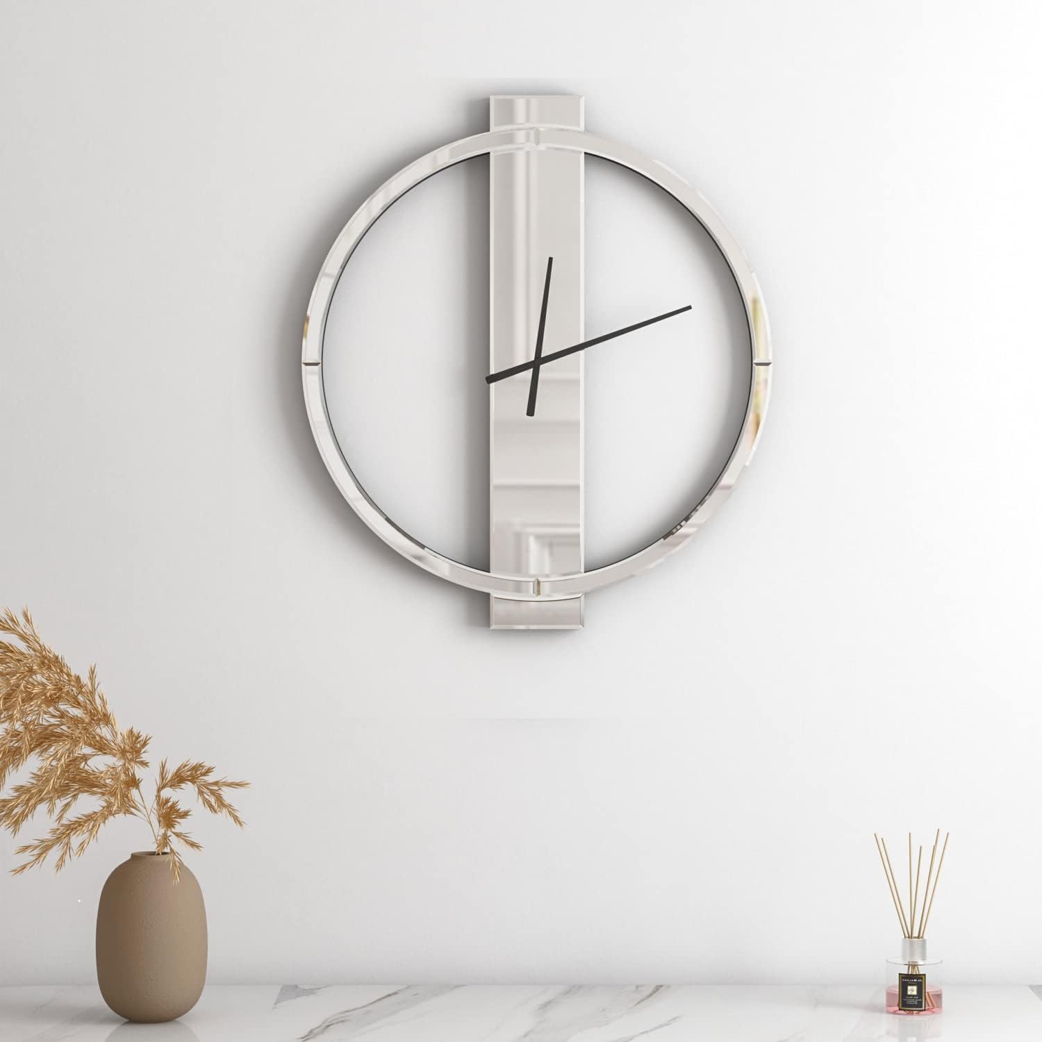 Decorative Mirror Wall Clocks, 24 Inch