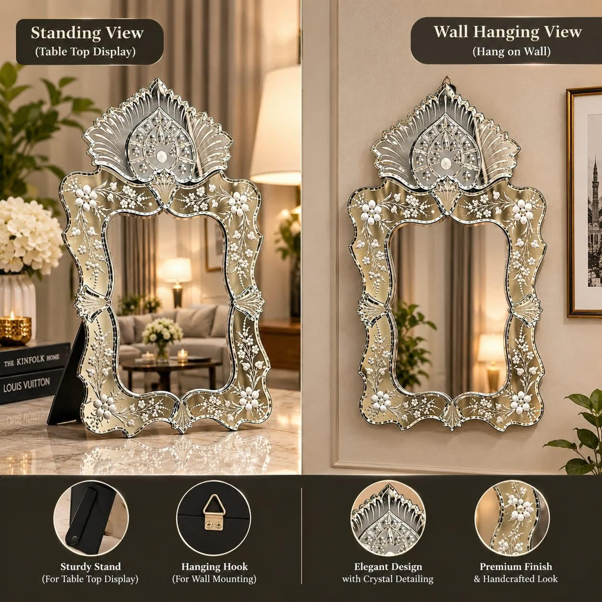 Venetian Decorative Mirror, Make up Mirror