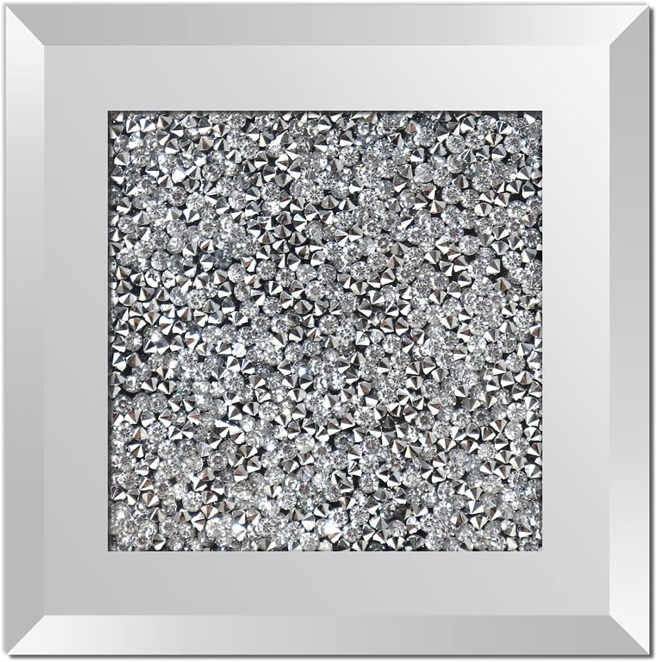 Square Glass Mirrored Coaster 4 pc