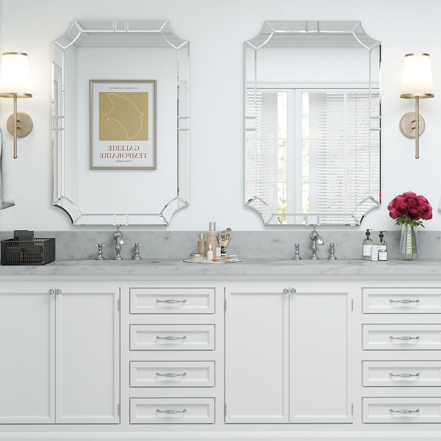 Modern Decorative Wall Mirror 36" x 24"