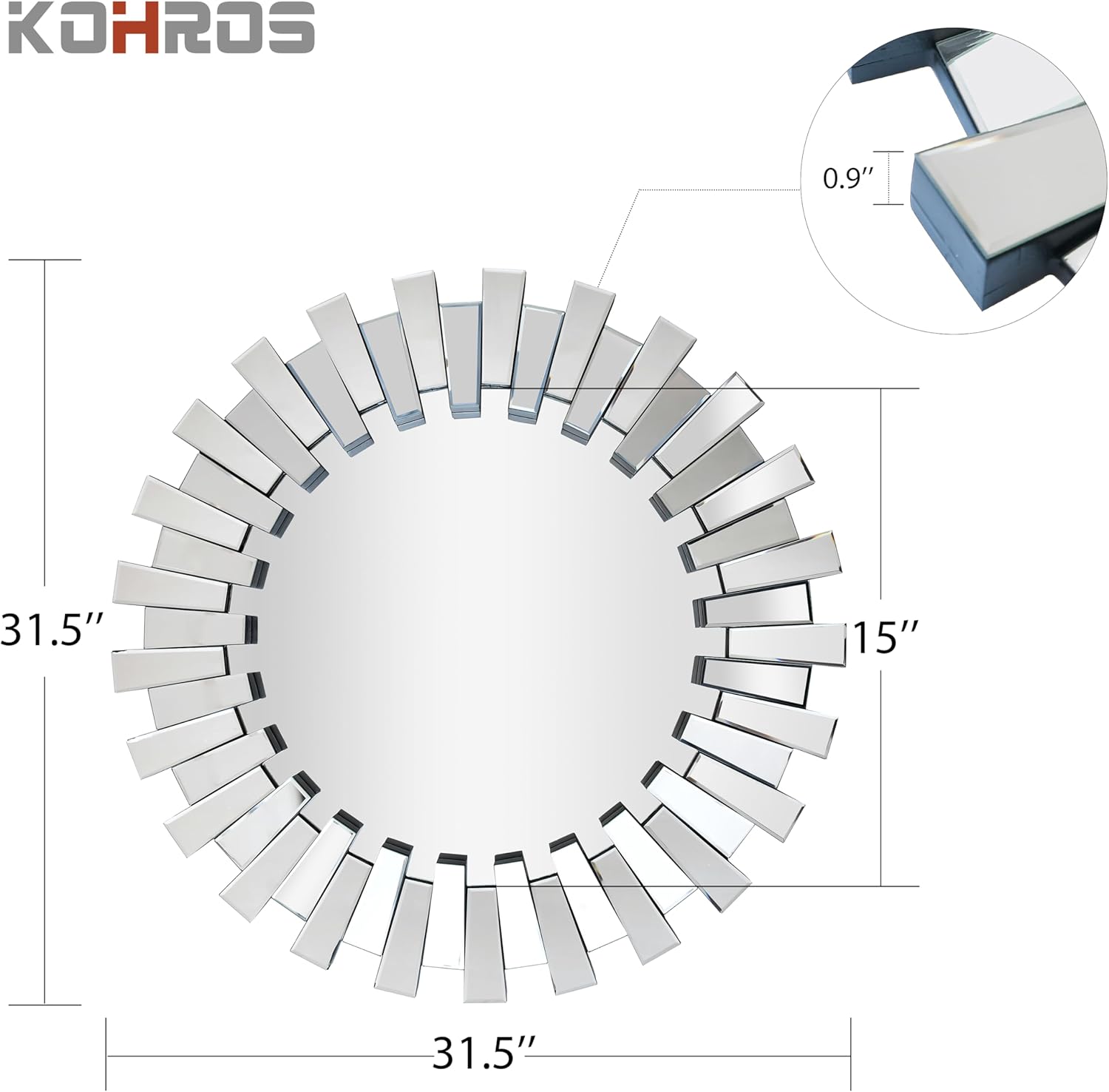 contemporary Wall Mirror Decorative