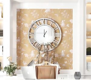 Decorative Mirror Wall Clocks, 24 Inch