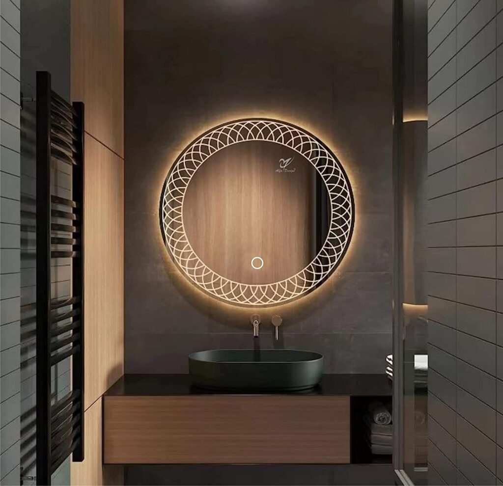 LED Round Scope Wall Mirror Frontlite