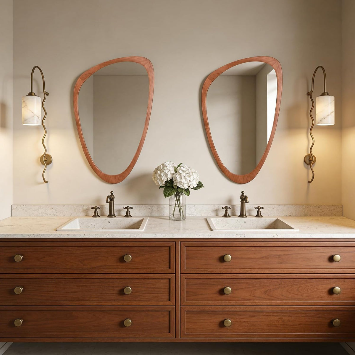 Asymmetrical Mirror Irregular Mirror Full Length