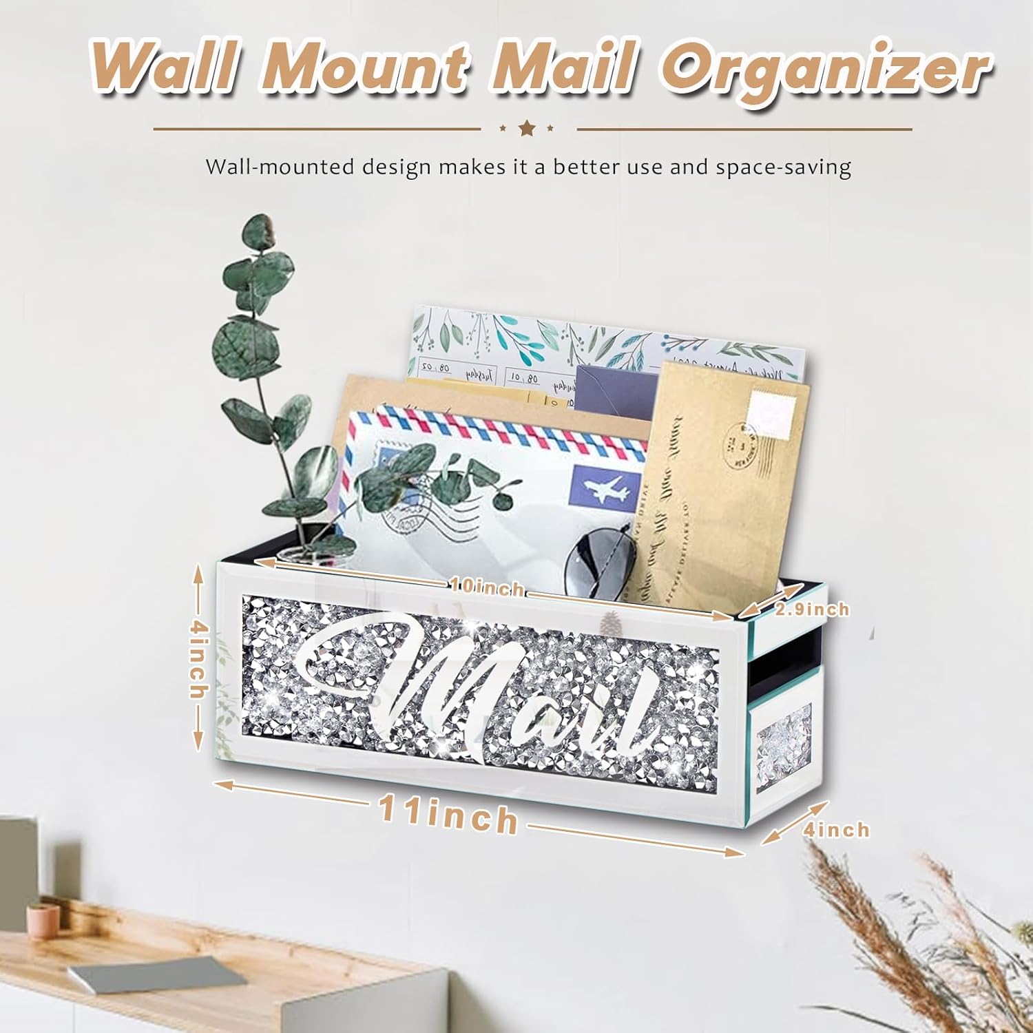 Mail Holder for for Desk & Wall