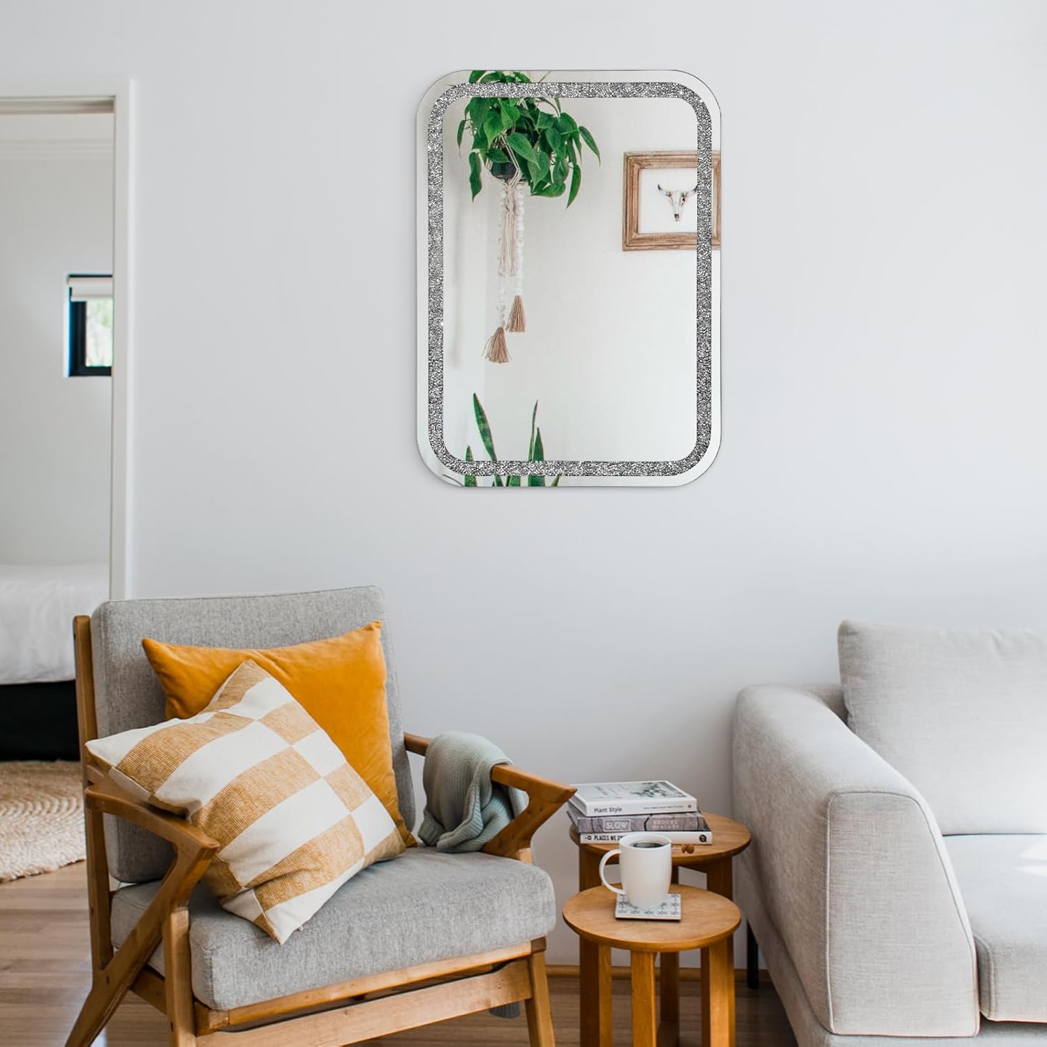 Diamond Crush Crystal Mirror