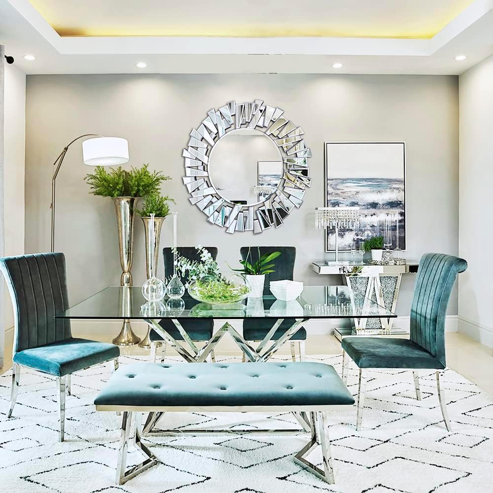 Stereoscopic Irregular Frame Wall Mirror