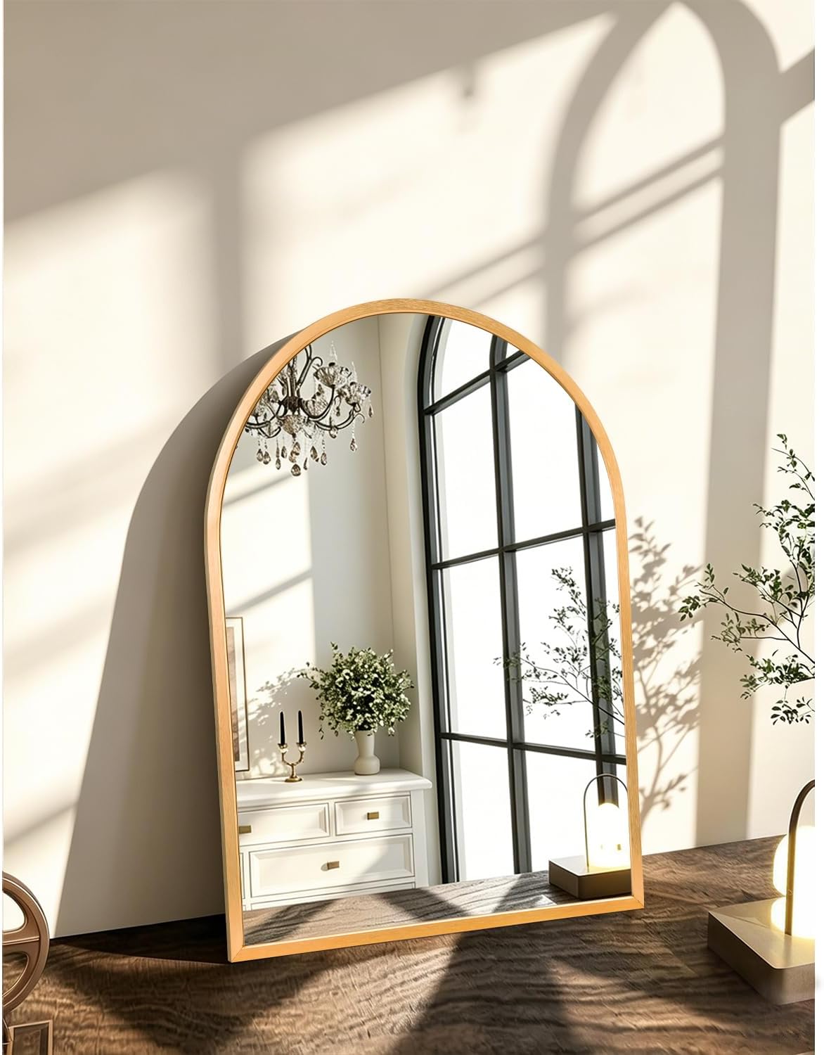 Arch Framed Wall Mirror