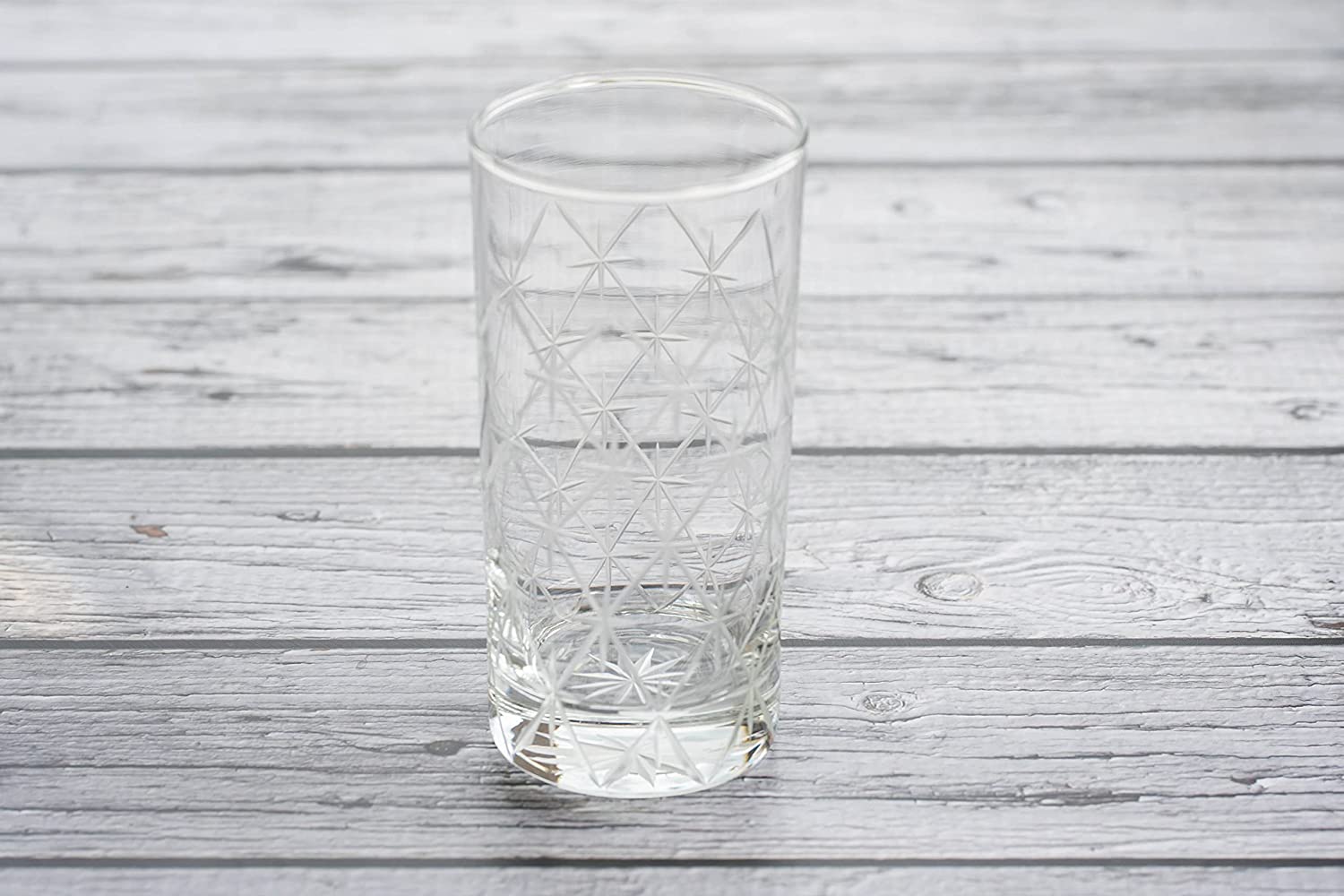 Hand Made Design Istanbul | Drink| Milk | Wine |Beer | Water & Juice Glass (Set of 2)(350 Ml) with Luxury Box