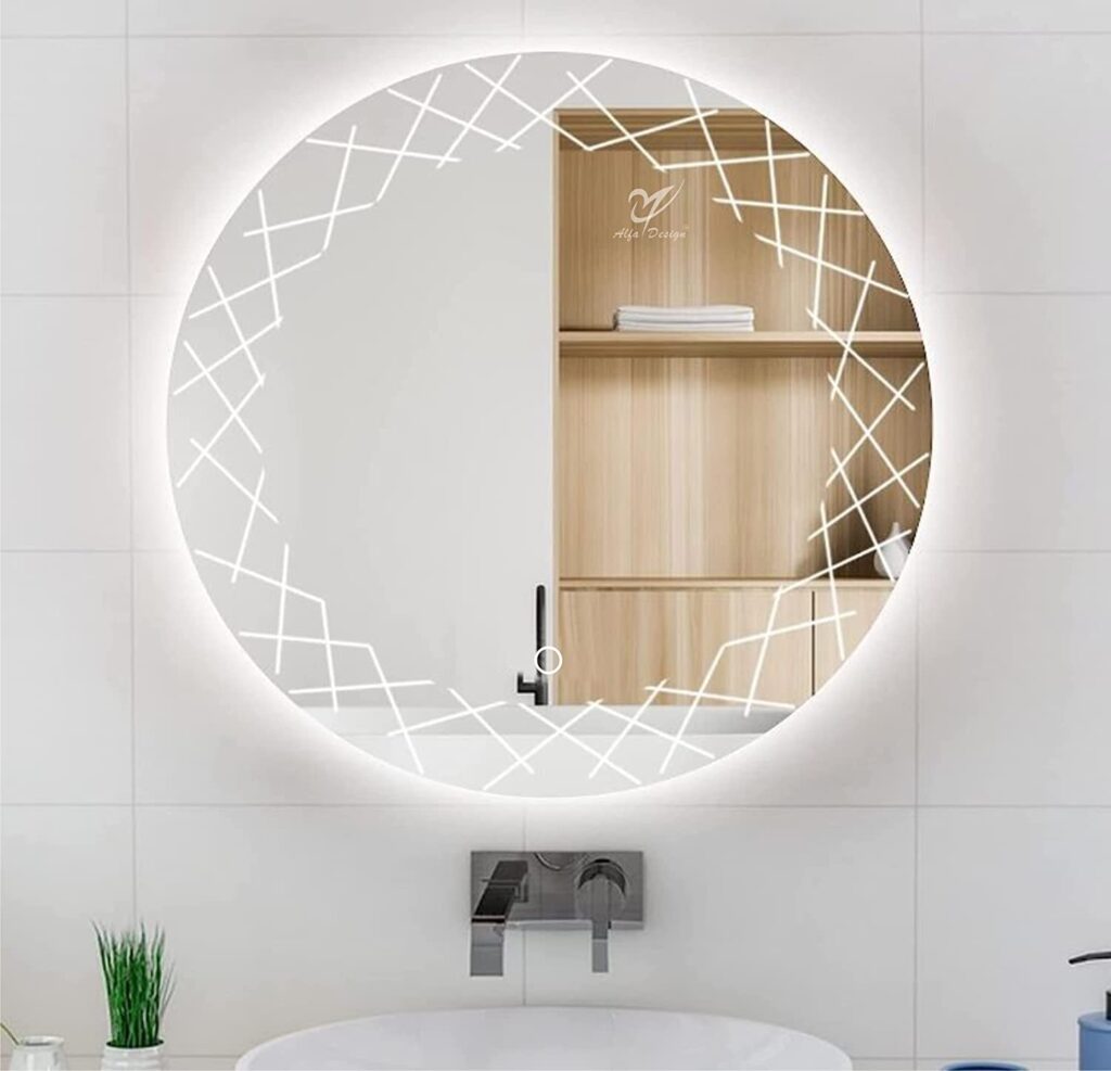 LED Round Nest Wall Mirror