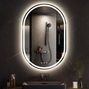 Capsule Slim LED Wall Mirror frontlite