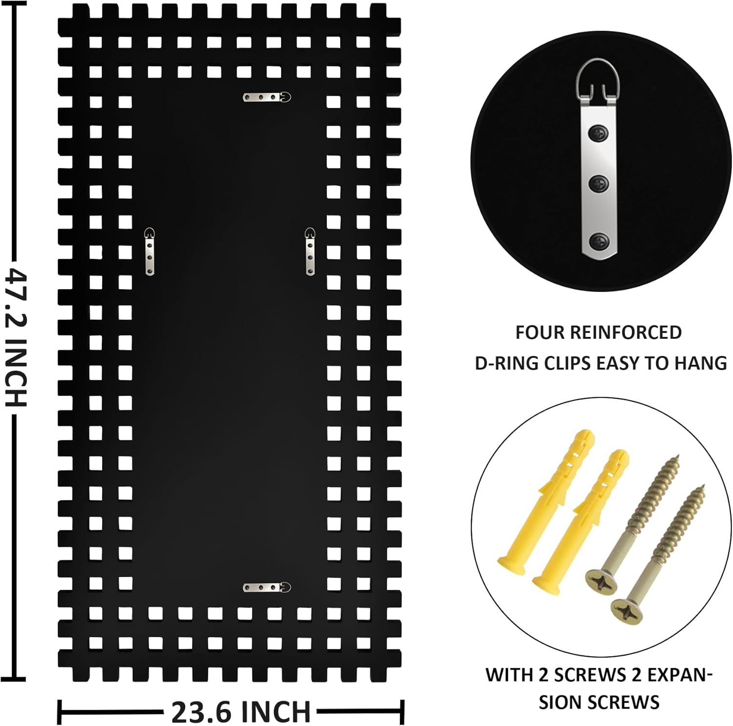 Contemporary Decorative Wall Mirror
