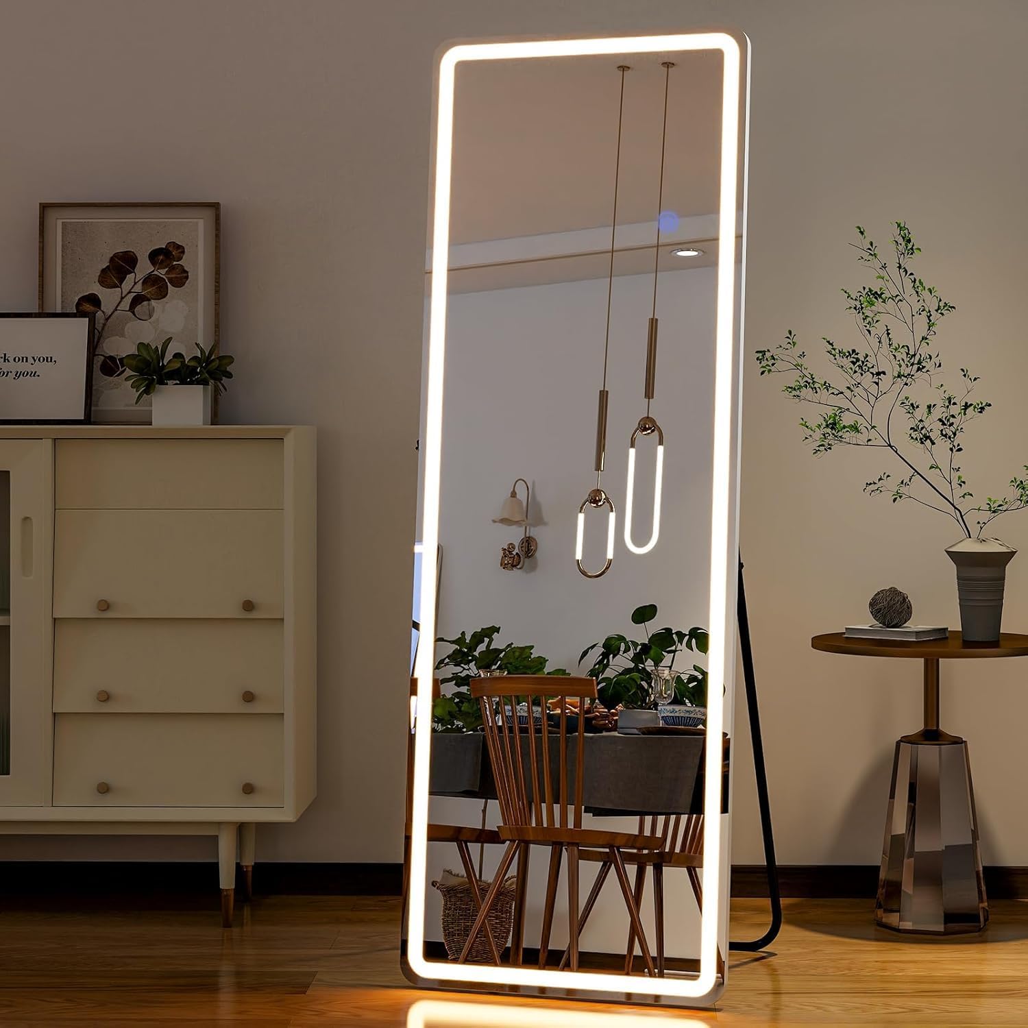Full Length Mirror with LED Lights