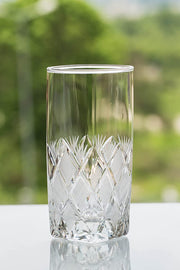 Hand Made Design Istanbul | Drink| Milk | Wine |Beer | Water & Juice Glass (Set of 2)(320 Ml) with Luxury Box